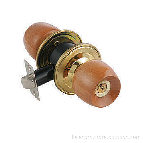 Wooden Door Knob Lock (KL-1309A)